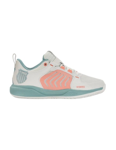 Kswiss Ultrashot Team Blanco Coral Mujer | Ofertas de pádel